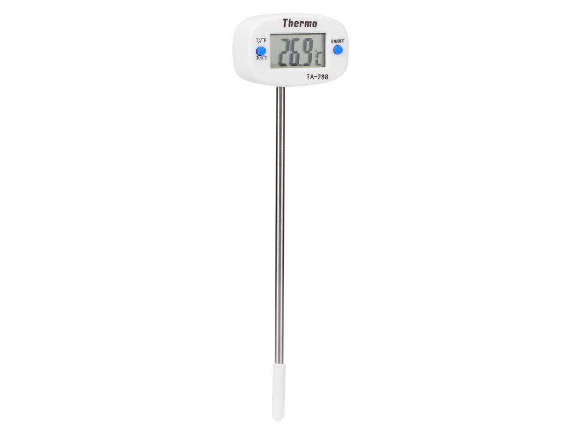 2 Termómetros De Alimentos Ta288 Con Sonda Digital Para Medir La Temperatura De Cocción En La Cocina, Pantalla Lcd, Rango De -50 ℃ A 300 ℃.