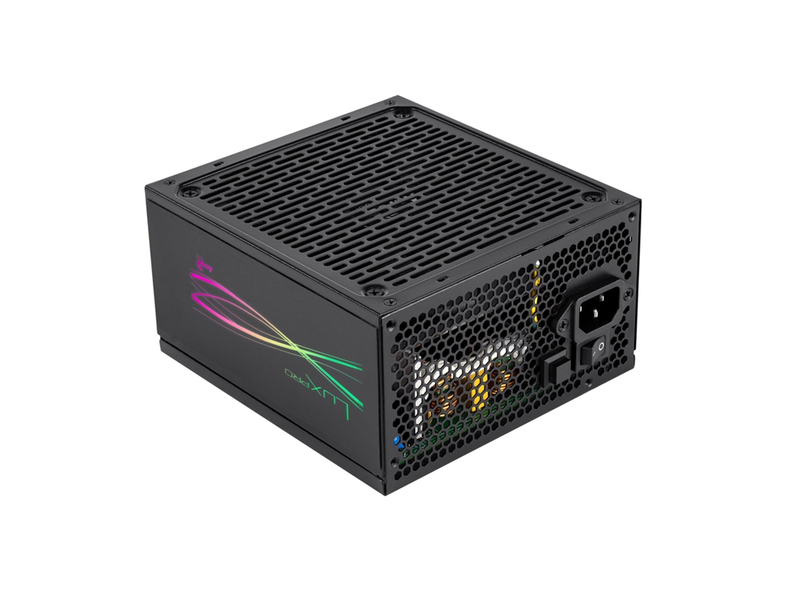 Fuente Alimentación Semi-Modular RGB 1000W AEROCOOL LUXPRORGB1000M, 80Plus Gold 90%, ATX 3.0 y PCIe 5