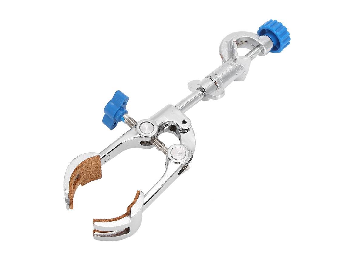 Pinzas de laboratorio universales ajustables de 4 dientes para carne picada con mango largo - Suministros de laboratorio