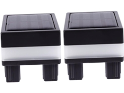 Piezas De Luces Solares Impermeables Para Cercas Exteriores
