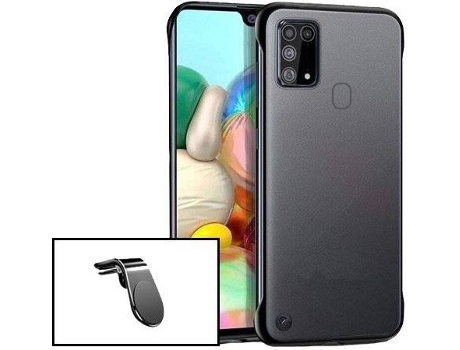 Carcasa + Soporte Magnético L Safe Driving Samsung Galaxy M31 PHONECARE Invisible Bumper Negro