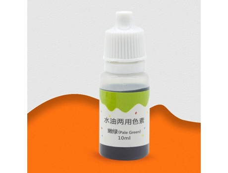 Pigmentos de teñido anudado de jabón hechos a mano 10ml - pigmento líquido de color base seguro y no tóxicoVerde Claro SLOWMOOSE