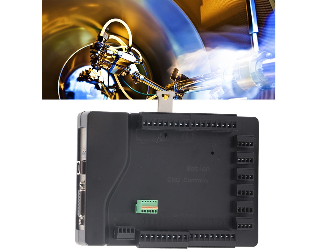 Placa de control USB triaxial con botón de parada de emergencia