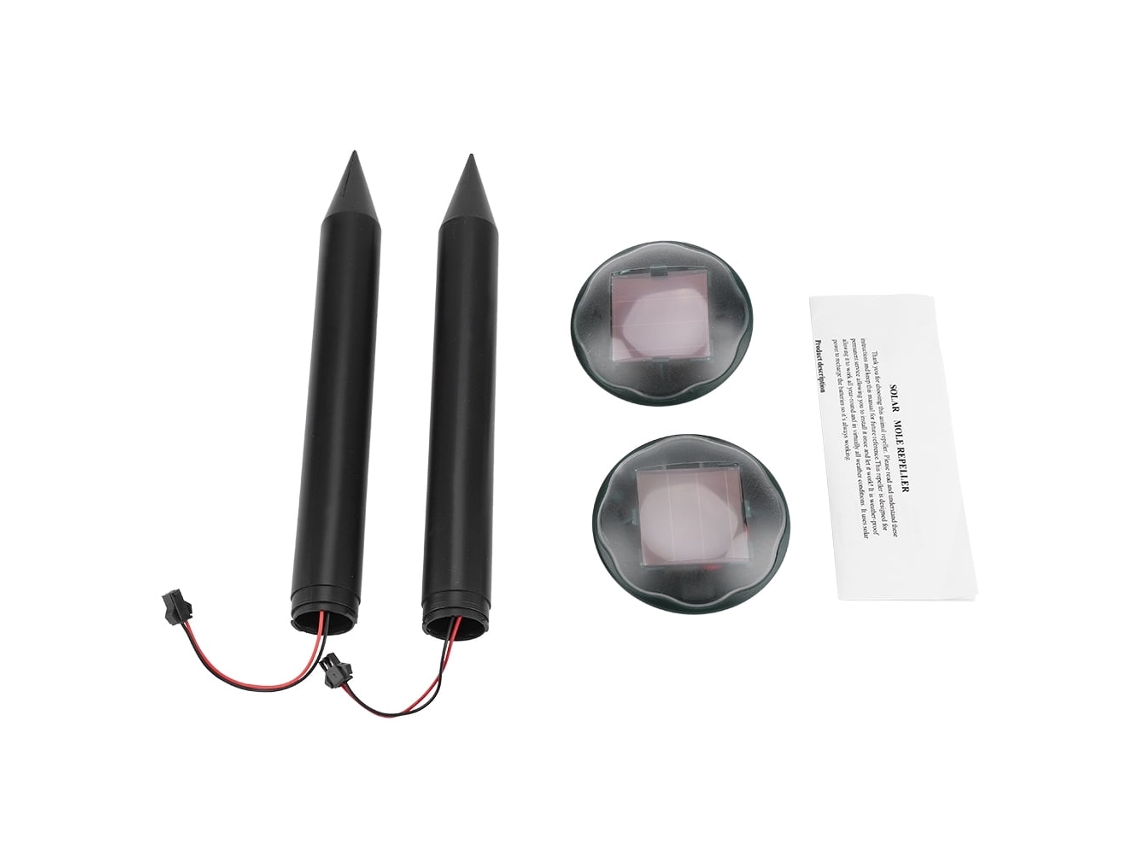 Unidades De Repelente Solar Ultrasónico Led Para Serpientes, Ratones Y Roedores, Antimosquitos, Para Jardín Y Patio.