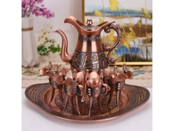 (honggu) Copa/recipiente Para Vino De Bronce Antiguo De Alta Gama (metal)