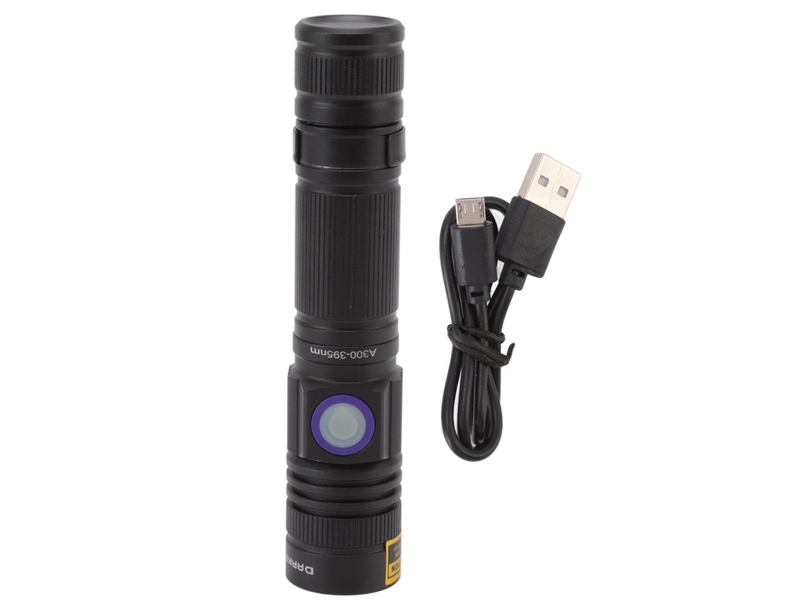 Linterna ultravioleta con zoom, lámpara de detección UV CHABERLU