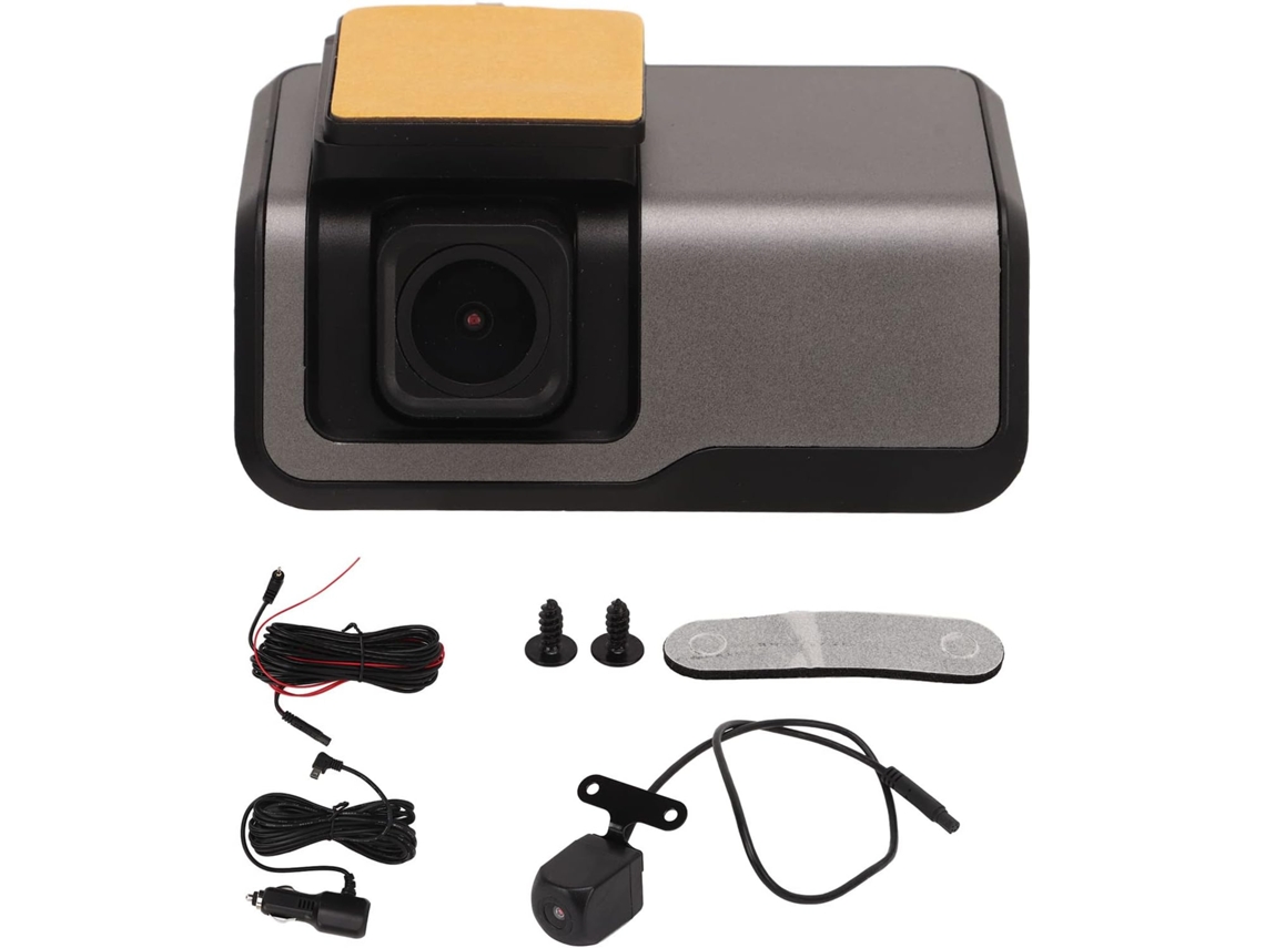 Grabadora De Conducción Para Coche Con Doble Cámara, Resolución 1080p Y Pantalla De 3 Pulgadas.