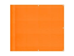 Maison Exclusive - Mampara De Balcón Naranja 90x1000 Cm 100% Poliéster Oxford