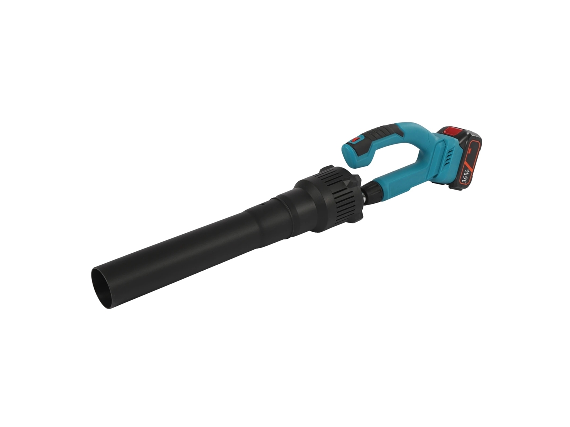 Soplador de hojas, alta velocidad de viento, batería de larga duración, azul y negro OEM