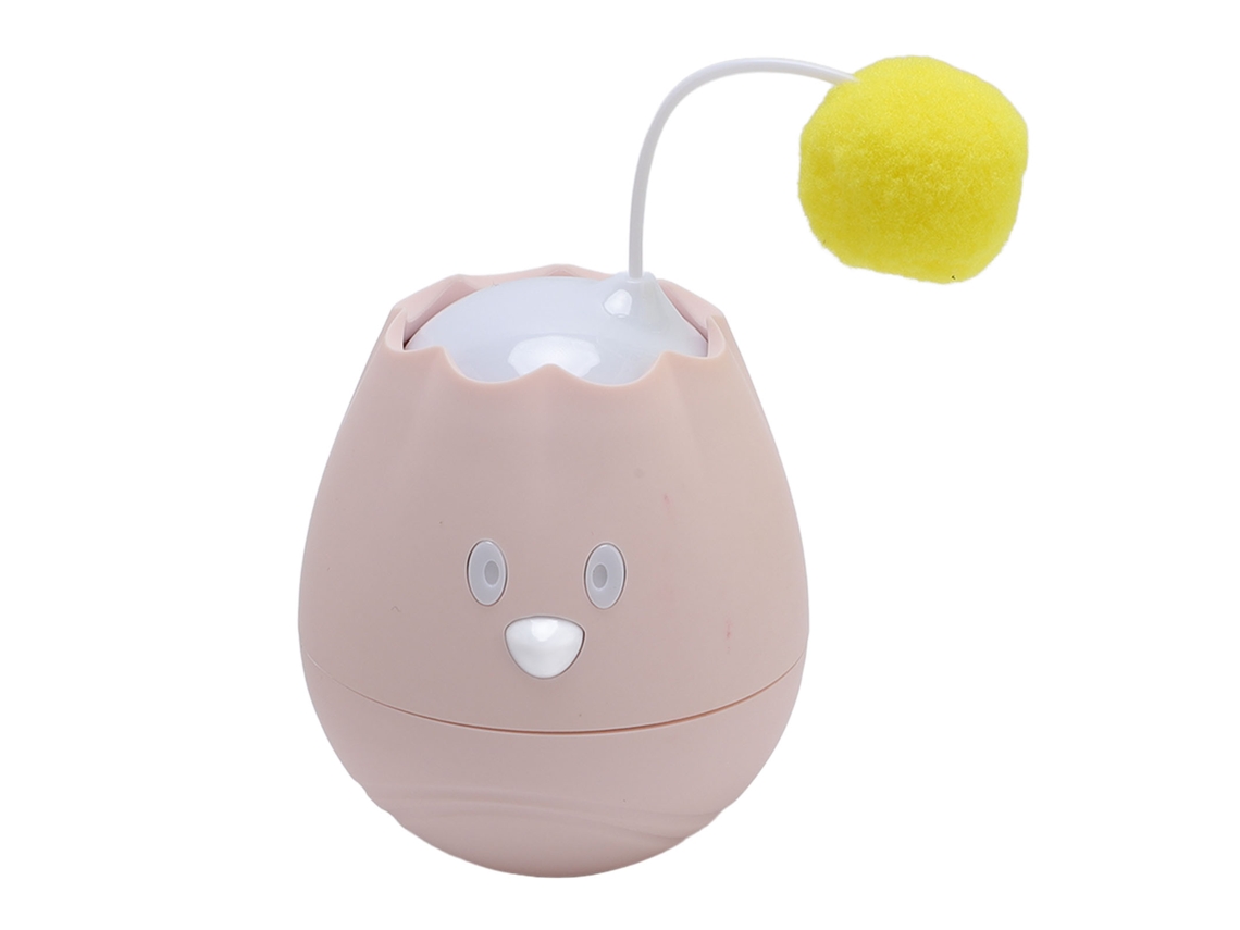 Bola De Brinquedo Interativa Para Gatos Com Toque Ativado Rolamento Automático Brincadeira Para Gatos E Filhotes Rosa