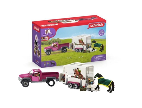 Pick-up con remolque para caballos
