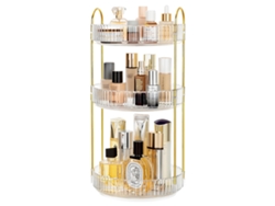 Organizador de maquillaje giratorio 360, 3 capas, gran capacidad NEVEANCE