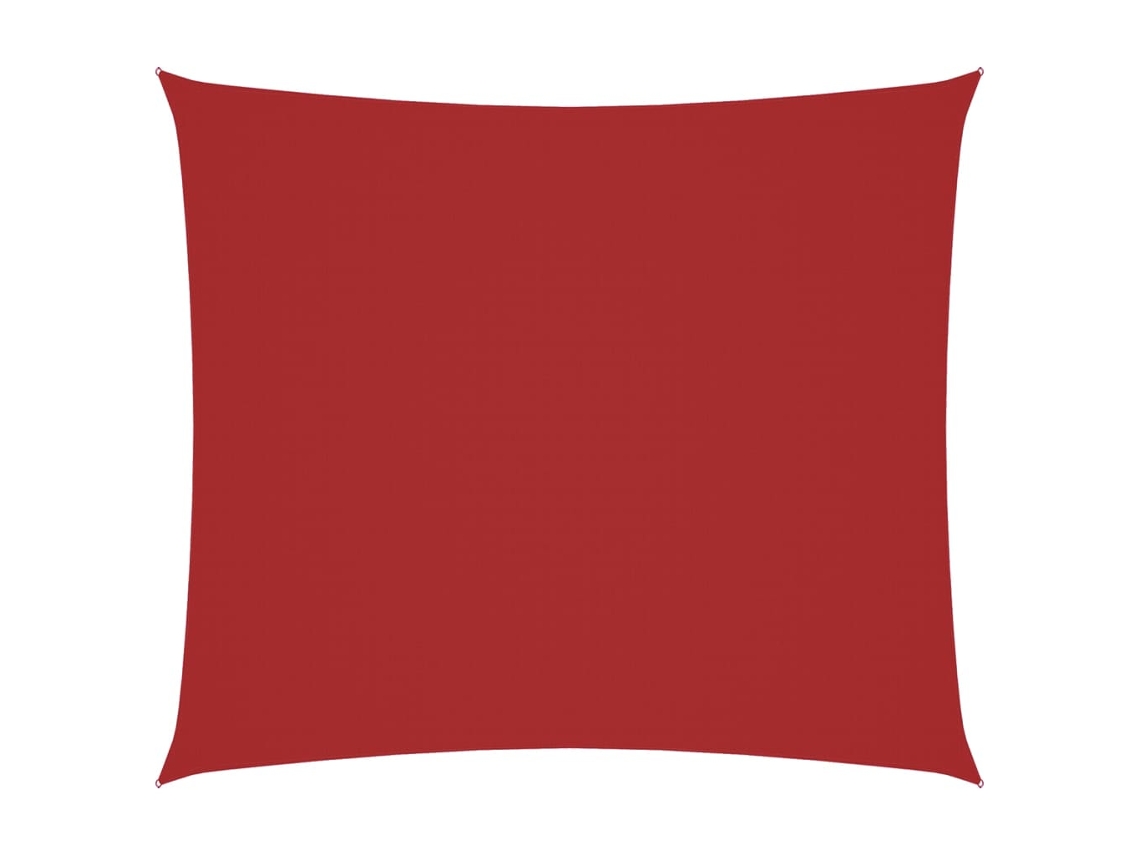 Maison Exclusive - Toldo De Vela Rectangular Tela Oxford Rojo 2x2,5 M