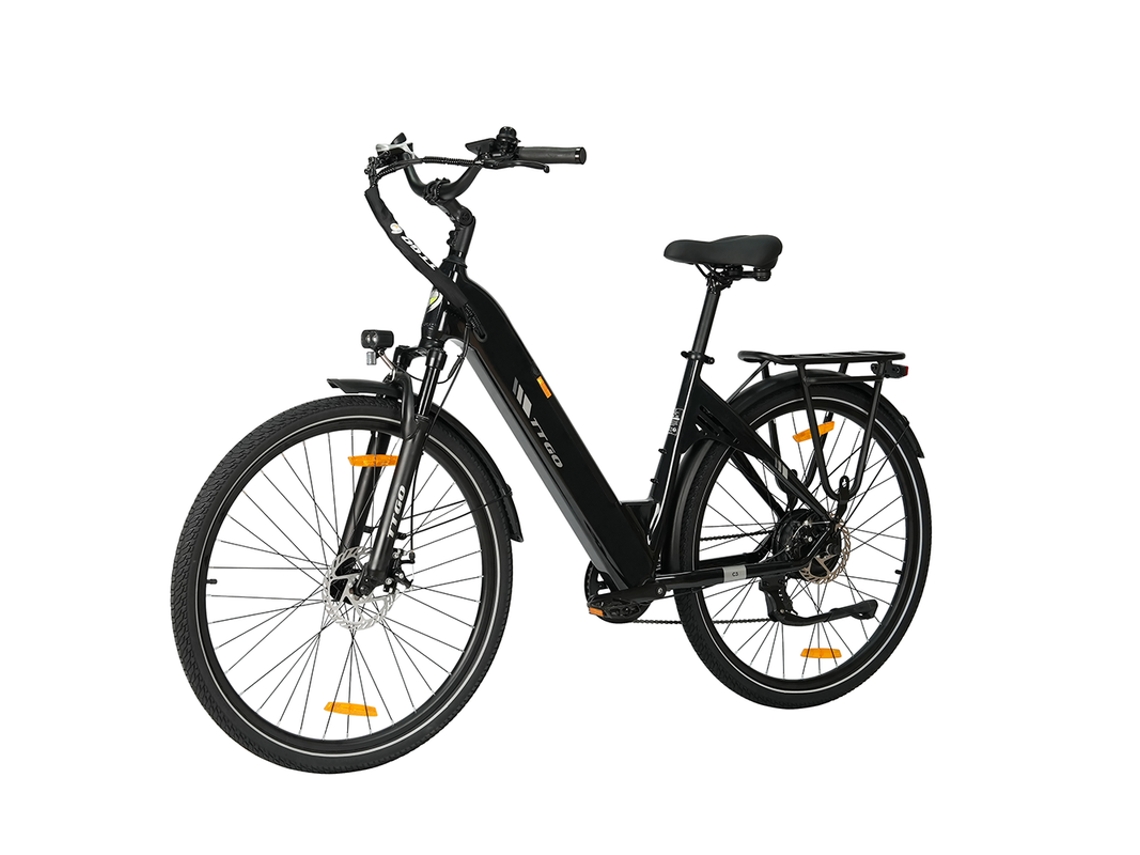 Bicicleta Eléctrica Ttgo C3 Se - 250w - Batería 36v 18ah - Neumáticos 28 Pulgadas - Velocidad Máx. 25km/h - Autonomía Máx. 120km - Negro