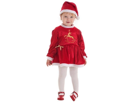 Disfraz Unisex CREACIONES LLOPIS Mama Noel (Tam: 1-2 años)