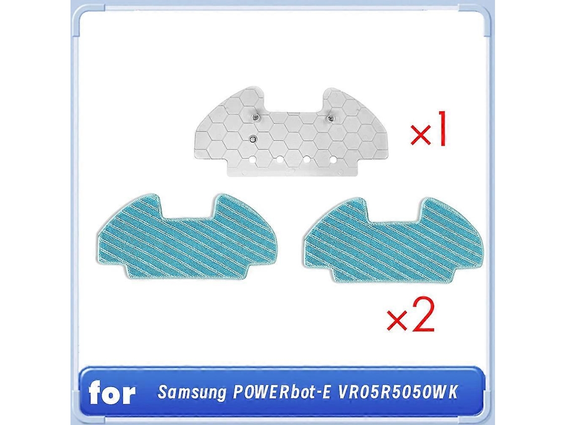 Repuestos para la aspiradora Powerbot-e VR05R5050WK: Soporte para fregona con paño, accesorios esenciales para la aspiradora.