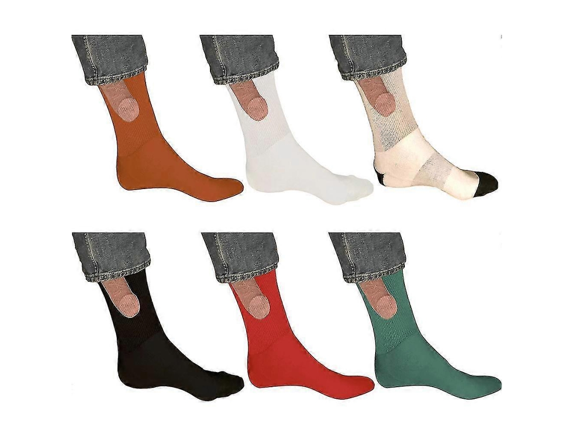 3 pares de calcetines divertidos muestran un regalo navideño innovador en Hengjian