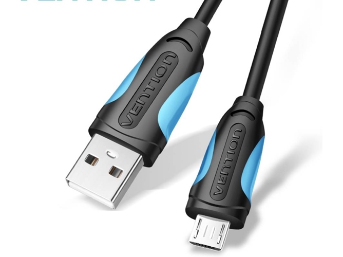 Cable VENTION Usb 2.0 USB Macho para Micro USB Macho de 3 m - negro