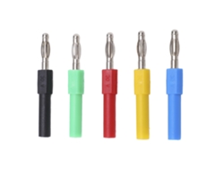 5 Unidades/juego De Conectores Banana J.20012, Adaptador Banana Macho De 4 Mm A Hembra De 2 Mm Para Multímetro.