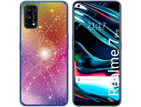 Carcasa Realme 7 Pro TUMUNDOSMARTPHONE Abstracto Multicolor
