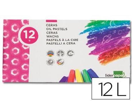 Lápis de Cera Liderpapel 12 Núcleos