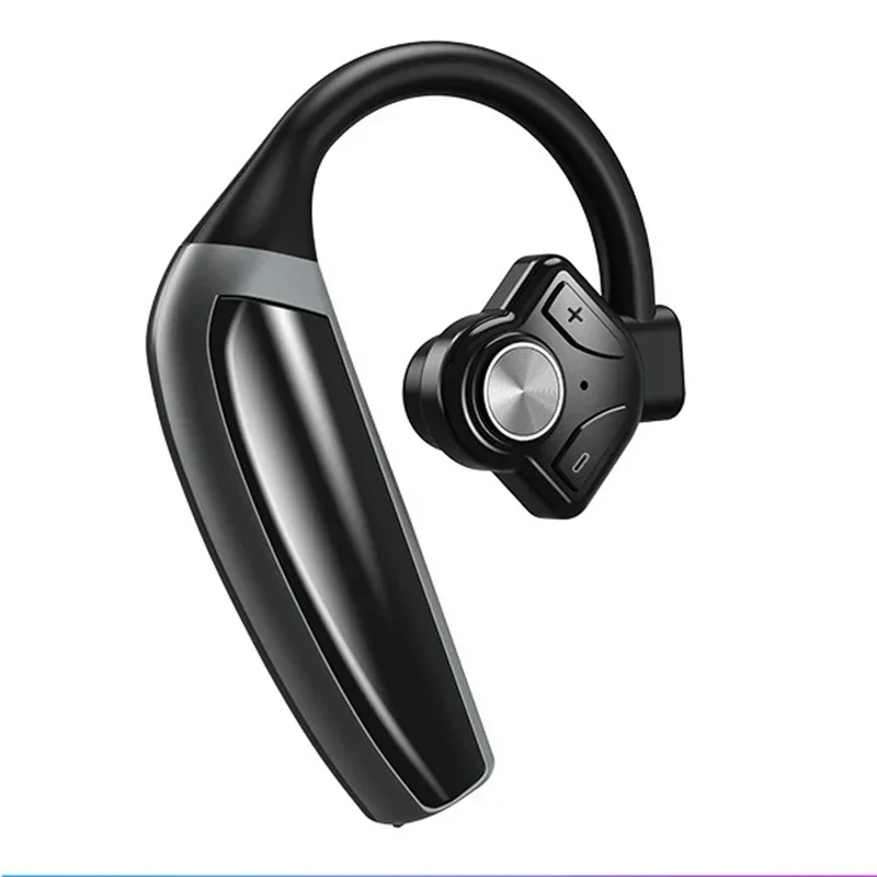 Fone de Ouvido Bluetooth 5.0 , Fone de Ouvido Bluetooth com Bateria Dupla MDUG (preto, com Bateria Única)