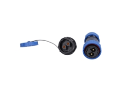Conector De Alimentación Aérea Impermeable Tuerca Posterior 45a Lp28 Adaptador Industrial