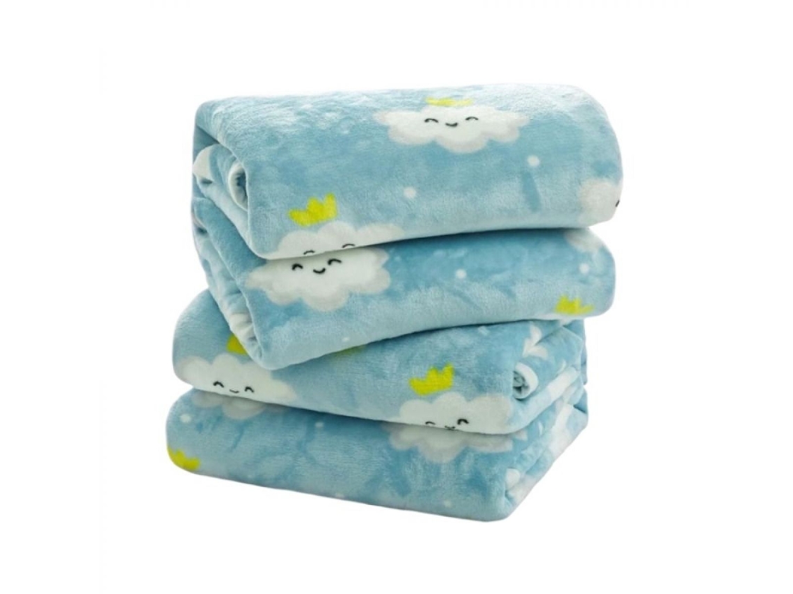 Maravillosa manta para bebé, regalo ideal para baby shower, cálida manta con estampado de nubes, manta portátil para recién nacidos, manta para cuna