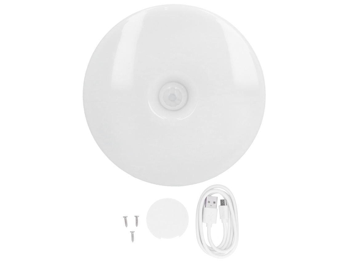 Rebe-lámpara Nocturna Led Con Sensor De Movimiento Recargable Usb Luz Cálida Para Pasillo Armario Dormitorio