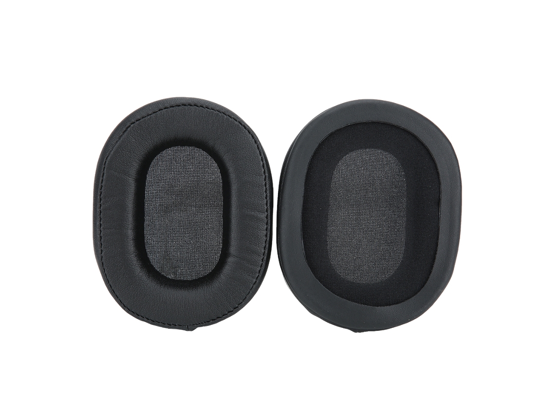 Juego De 2 Almohadillas Negras Para Auriculares Ath Msr7 M50x Sony7506 V6. Espuma Cómoda.