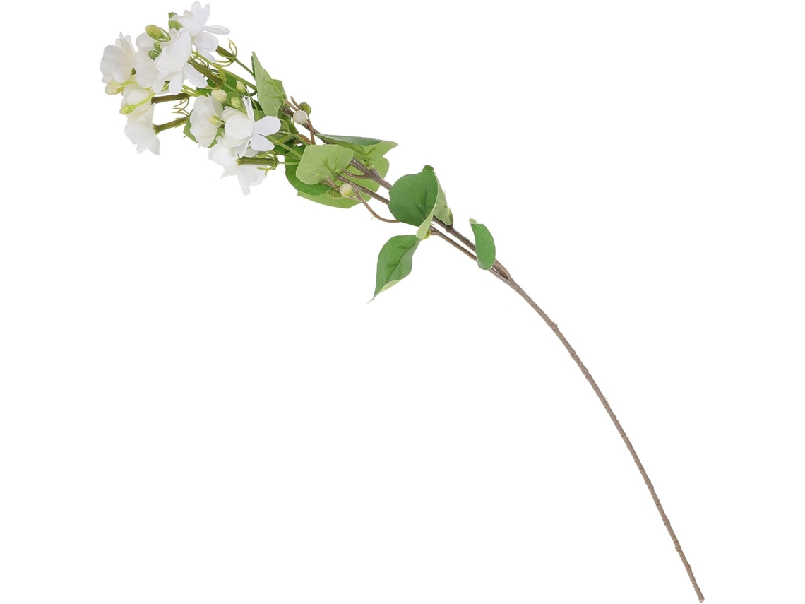 Arreglo Floral Artificial De Jazmín Blanco Para Decoración De Bodas, Con 9 Cabezas.