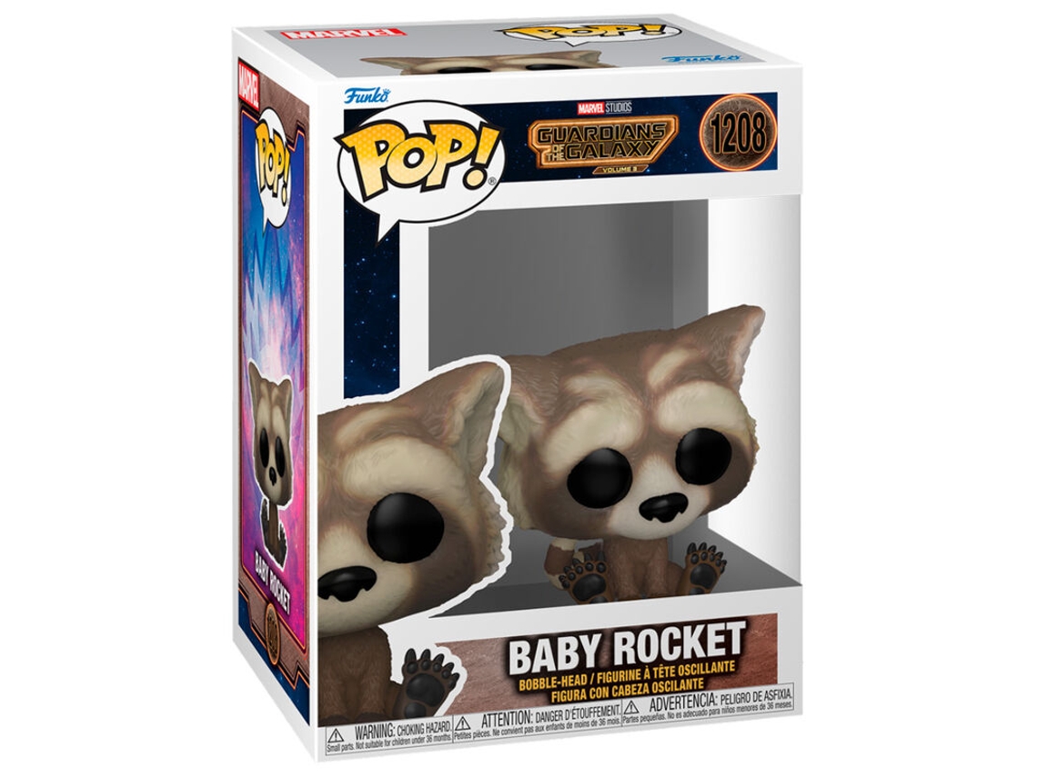 Figura Pop Baby Rocket B.active de Guardianes de la Galaxia 3 de Marvel