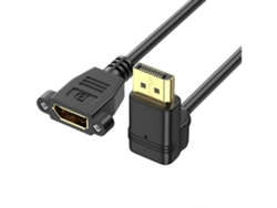 Cable adaptador DisplayPort a DisplayPort 4K de 90 grados y 4K60 Hz para monitores de juego LALAMOLI