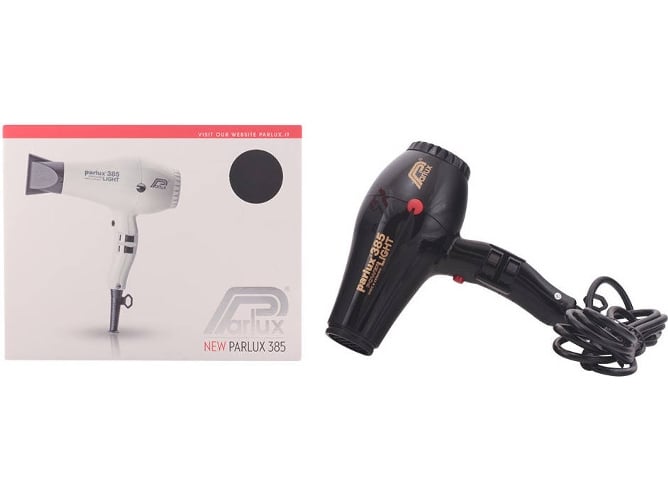 Secador de Cabello PARLUX 385 Powerlight Ionic & Ceramic Negro (2150 W)