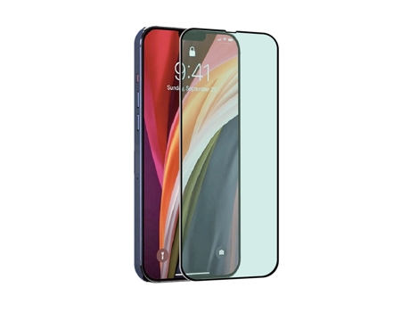 Cristal templado antibacteriano TIGER iPhone 14 Plus/13 Pro Max