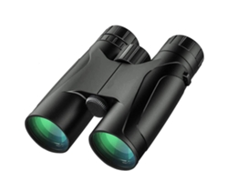 Binoculares impermeables 12x42 para adultos con binoculares FMC Bak4 duraderos y transparentes para acampar.