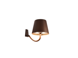 Aplique Led Poldina Corten, Recargable Y Regulable
