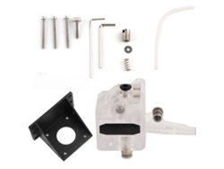 Kit De Extruder Duplo Com Engrenagem De Redução, Duas Rodas De Alimentação Transparente, Acessório Para Impressora 3d