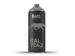 Spray Bolt Premium Acrilico Brillante Ral 400 Ml (Ral 7042 Gris Tráfico A)