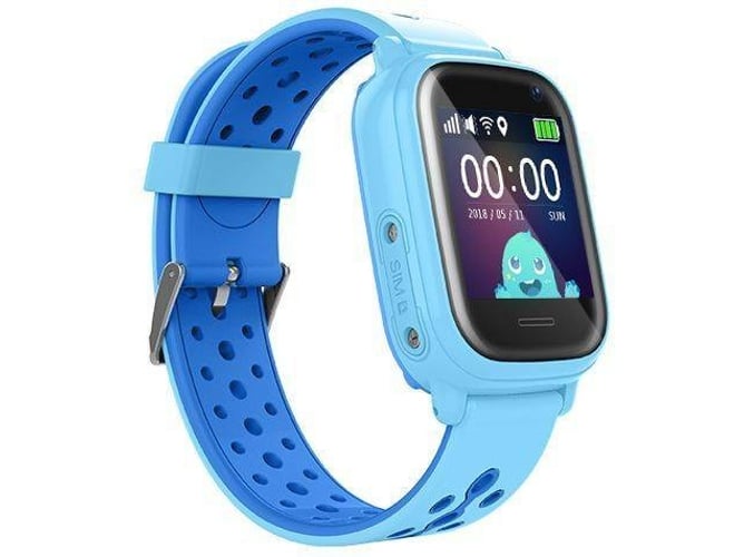 Reloj deportivo LEOTEC Kids Allo GPS Antipérdida (Bluetooth - Resistente al agua - Azul)