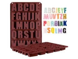 Moldes de letras grandes para resina, molde de silicona con alfabeto mayúscula 3D con borde grueso para soporte, antiadherente de grado alimenticio, libre de BPA, fácil de desmoldar.