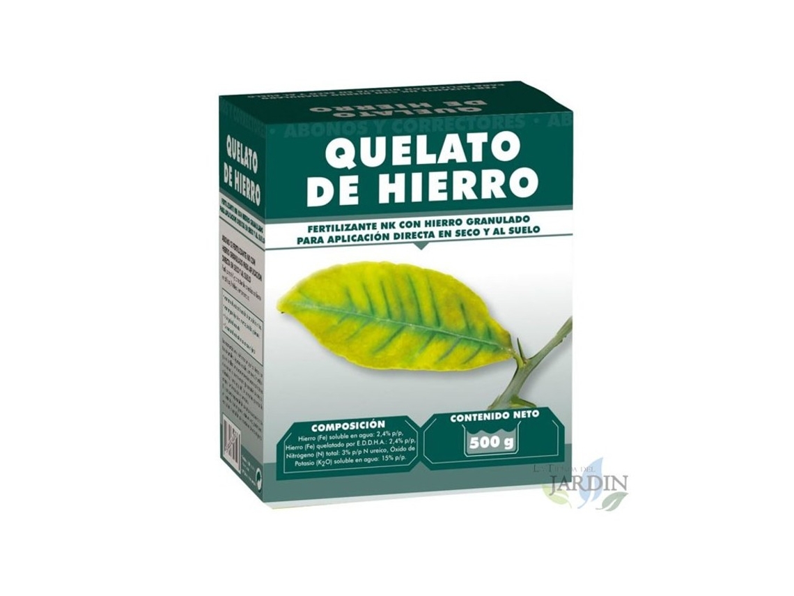 Fertilizante Con Quelato de Hierro Granulado 500 Gr SUINGA