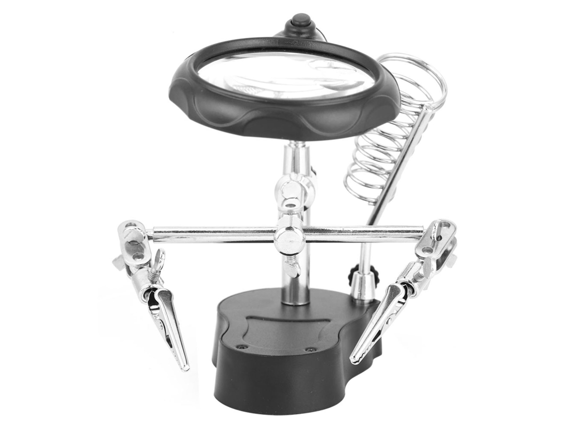 Soporte De Reparación Con Lupa Y Luz Led Para Reparación De Electrodomésticos Te-801