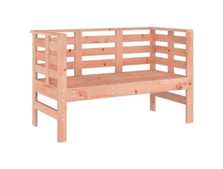 Banco de jardín madera VIDAXL maciza Douglas (111,5x53x71 cm)