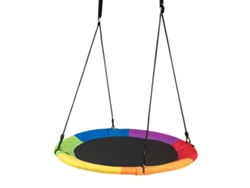 Balanço Infantil Para Jardim E Áreas Externas, Com Capacidade De Até 150 Kg, Colorido/verde