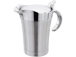 Tarro Isotérmico Para Salsas Con Tapa Abatible, Ideal Para Salsas De Acero Inoxidable (750 Ml)