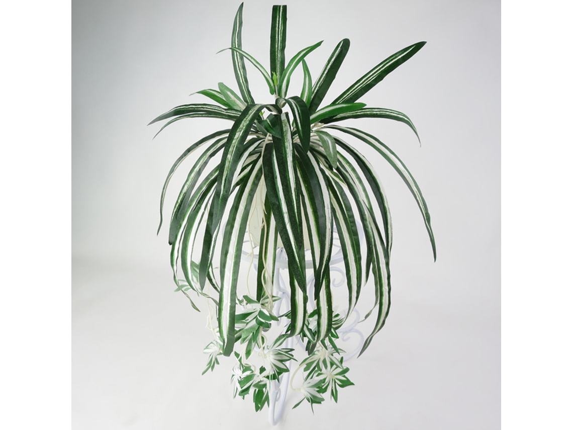 Planta colgante artificial (decoración de pared, paquete de 2)
