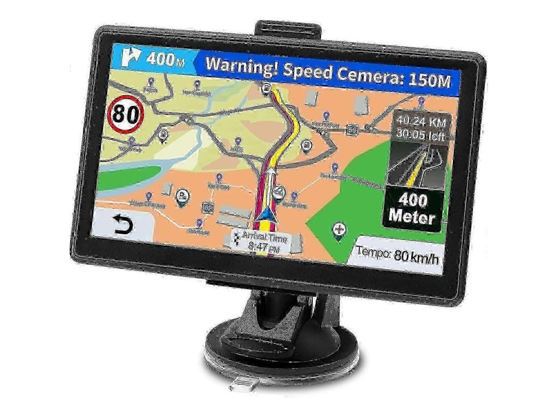 Navegador GPS coche 2025 pantalla 7". Mapas gratis actualizables. Alertas radares fijos y puntos interés. Jinmu3.