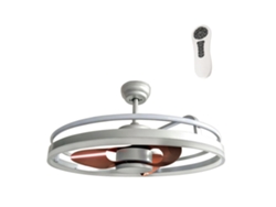 Ventilador Agra Dc Led 2*21W Cct 700Mm Plata CRISTALRECORD