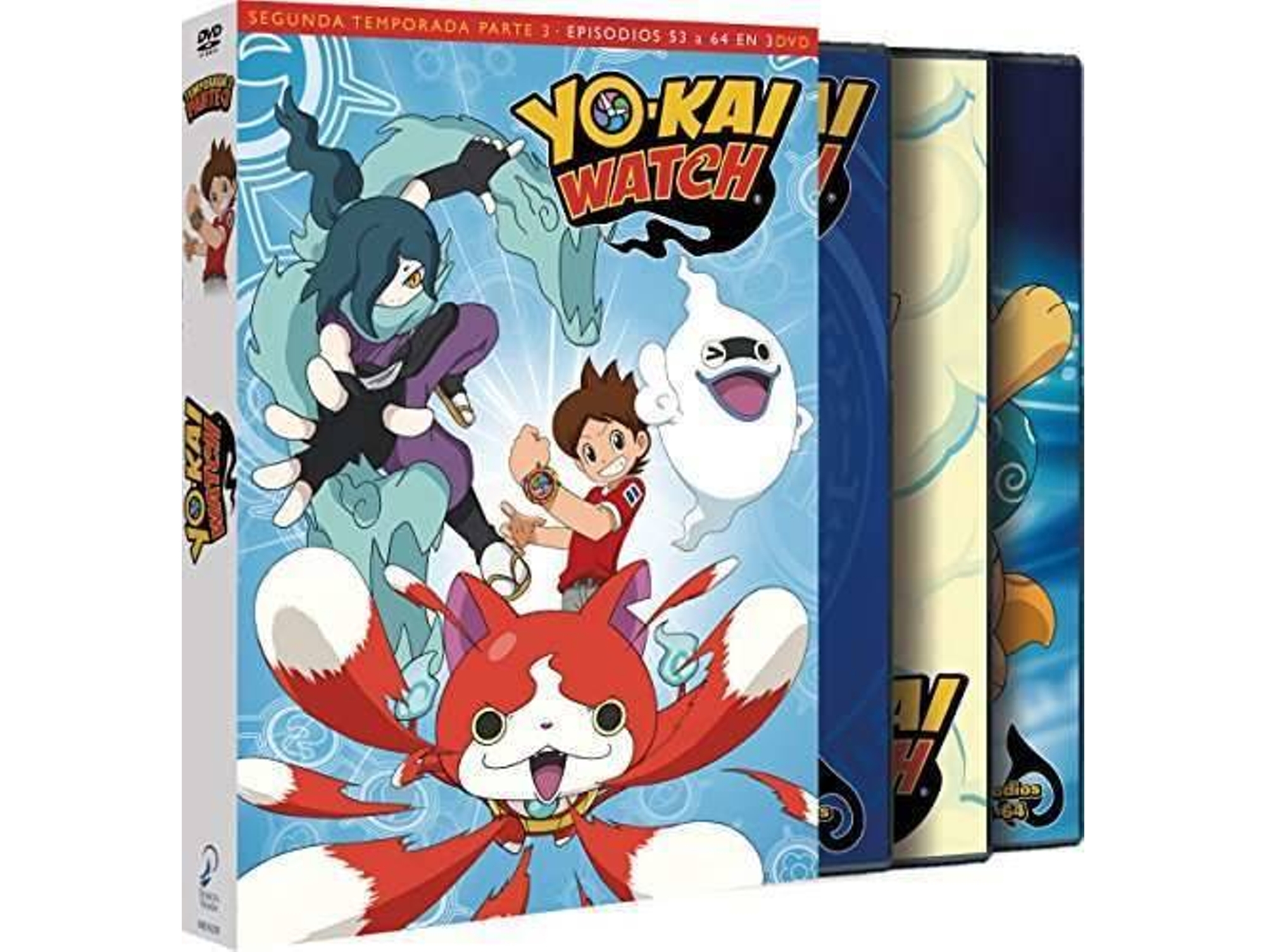 DVD Yo-Kai Watch Temporada 2 Parte 3. Episodios 52 A 64.